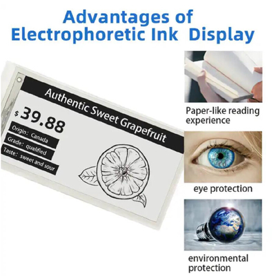 2.9 بوصة ESL إلكترونية Epaper عرض Eink رقمية سعر علامة رف العلامة