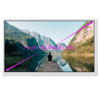 7 بوصة 1024x600 LVDS TFT LCD مع CTP، PCAP الشاشة اللمسية 7 بوصة IPS