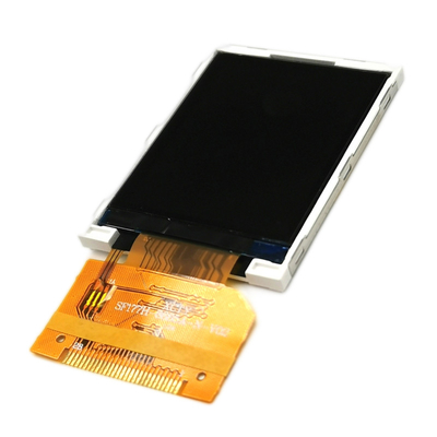 1شاشة TFT صناعية بطول 8 بوصات 128x160 نقطة واجهة 16 بت مع إضاءة خلفية LED بيضاء