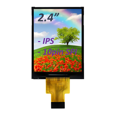 ضمان الأسعار المنخفضة 2.4-بوصة IPS TFT LCD 10 Pin SPI واجهة