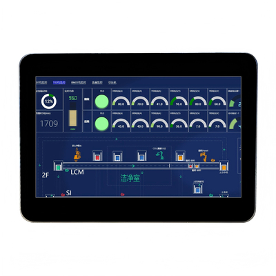 7 "أندرويد صناعية TFT شاشة الكمبيوتر رباعي النواة RK3566 800 نيتس السطوع درجة حرارة واسعة 4G / واي فاي صلابة السطح ≥6H