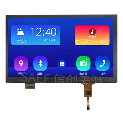 شاشة لمس طبي 7 بوصة، شاشة لمس PCAP 1024X600 IPS TFT LCD RGB/mipi واجهة W/ شاشة لمس سعة