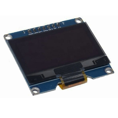 1وحدة عرض OLED بطول 54 بوصة 128x64 دقة واجهة SPI عالية التباين استهلاك الطاقة المنخفض