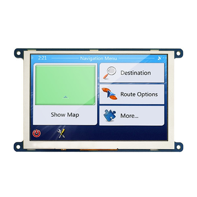 SPI Serial Interface 5 بوصة TFT شاشة LCD 800x480 نقطة IPS درجة السيارات