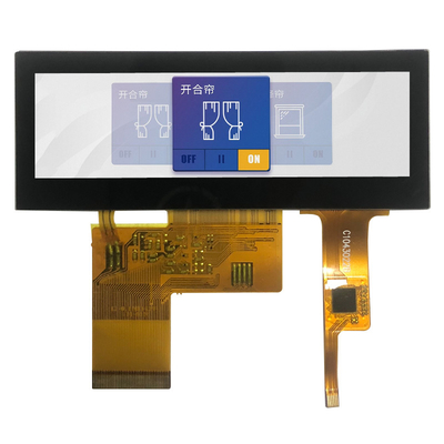 480x128 3.9 بوصة RGB TFT وحدة LCD مع شاشة تعمل باللمس بالسعة 40 دبوس