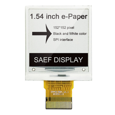 152x152 نقطة قرار 1.5 بوصة E Ink Display MCU Interface EPD