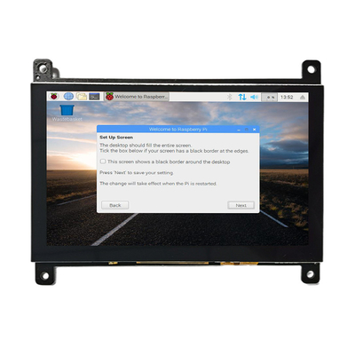 HDMI متوافق مع Raspberry Pi4 شاشة 5 بوصة TFT LCD 800x480 نقطة مع CTP