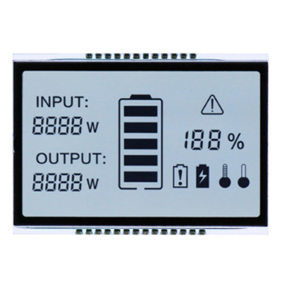عداد الطاقة الكهربائية LCD، شاشة LCD قطاعية لـ 86 عداد الطاقة الكهربائية متعددة الوظائف ثلاثي المراحل