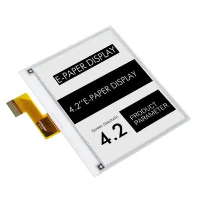 400×300 نقطة 4.2 بوصة ثابتة 3 ألوان E- Ink Screen E- Paper Label طاقة فائقة منخفضة E- Paper