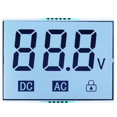 7 شرائح شاشة LCD، 4 أرقام 8 أرقام 7 شرائح شاشة LCD، شاشة LCD أحادية اللون، شاشة LCD العددية