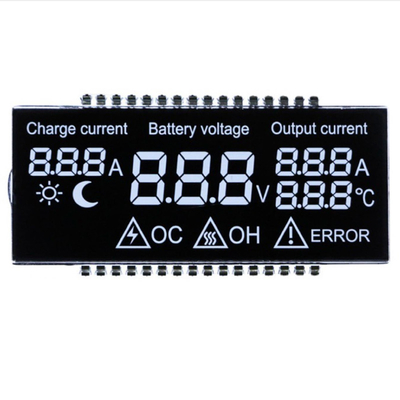 لوحة LCD TN مخصصة، LCD المتر مع التوتر، التيار، درجة الحرارة، شخصيات الطاقة/قطاعات