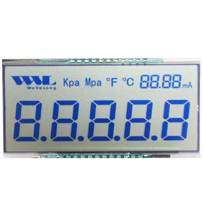 لوحة LCD TN مخصصة، LCD المتر مع التوتر، التيار، درجة الحرارة، شخصيات الطاقة/قطاعات