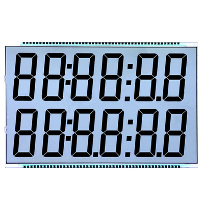 شاشة شاشة LCD ذات دبوس معدني TN HTN STN FSTN نوع شاشة رقمية قطعة