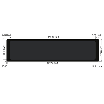 11.9 بوصة شاشة سعة 320 × 1480 شاشة IPS مع إشارة خروج HDMI تدعم Raspberry Pi Windows