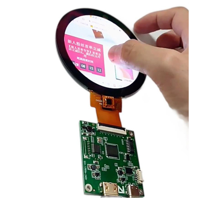 شاشة LCD HDMI TFT 4 بوصة مستديرة، دائرية TFT LCD 4 "مع واجهة MIPI