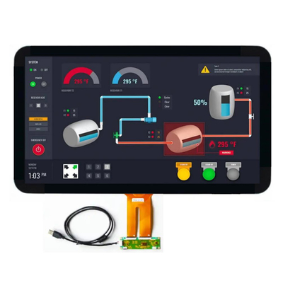 شاشة LCD TFT قابلة للقراءة تحت ضوء الشمس 21.5 بوصة مع شاشة لمس USB ، شاشة TFT الصناعية الصينية 21.5 بوصة