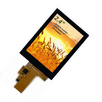 شاشة لمسة لوحة LCD 2.4 بوصة الشمس القابل للقراءة الشاشة، 2.4 بوصة جميع زاوية المشاهدة شاشة لمسة LCD