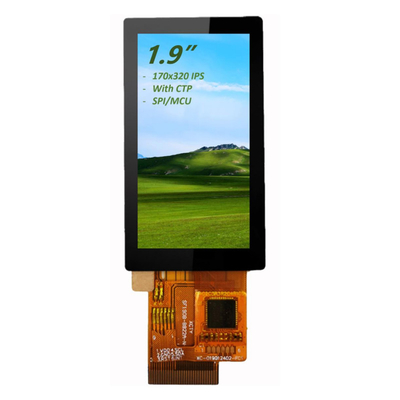 1شاشة لمسة LCD IPS TFT 170x320 بزاوية مشاهدة كاملة مع واجهة CTP و SPI / MCU