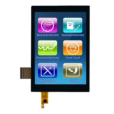 شاشة PCAP TFT 4 بوصة (3.97 &quot;) ، 4 بوصة TFT LCD SPI + RGB واجهة IPS شاشة لمسة سعة