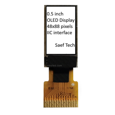 0.5 بوصة OLED عرض وحدات 88x48 بكسل مصفوفة سلبية مع واجهة I2C