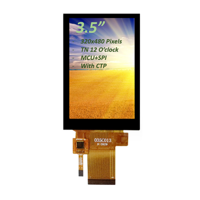 3.5 بوصة TFT شاشة LCD مع واجهة ILI9488 MCU، 3.5 بوصة لوحة لمسة سعة TFT شاشة LCD
