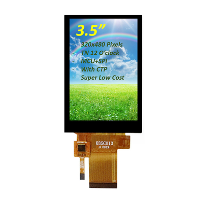 3.5 بوصة TFT شاشة LCD مع واجهة ILI9488 MCU، 3.5 بوصة لوحة لمسة سعة TFT شاشة LCD