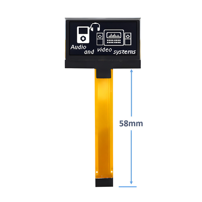 1.3 بوصة OLED وحدة العرض 128x64 16 دبوس ZIF اتصال CH1116 سائق