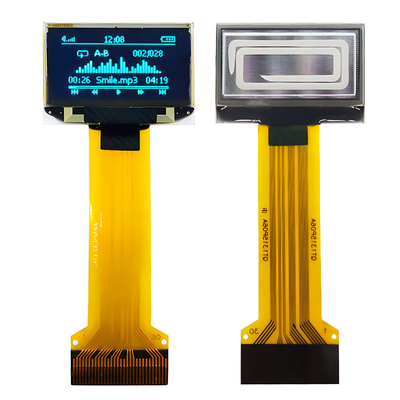 0.96 بوصة 30 دبوس ZIF Connector OLED شاشة رقيقة 128x64 Dot Matrix SPI واجهة I2C