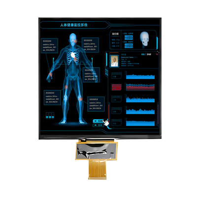 لوحة LCD عالية السطوع 1000 نيت 7.6 بوصة IPS مربع TFT شاشة LCD 800x800 نقطة مع واجهة MIPI