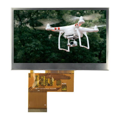4.3 بوصة IPS 480 * 272 بكسل TFT شاشة LCD ST7283 سائق IC جميع زوايا الرؤية