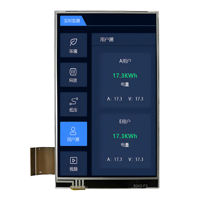 شاشة لمسة مقاومة 4 بوصات شاشة TFT LCD الشاشة الصين مصنع إمدادات واجهة RGB