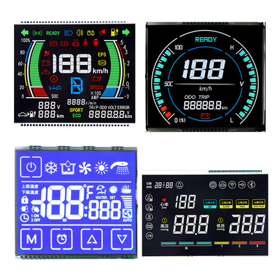 شاشة LCD مخصصة TN/HTN/STN/FSTN/VA قطعة أحادية اللون شخصية الرسومات COG Dot Matix شاشة LCD
