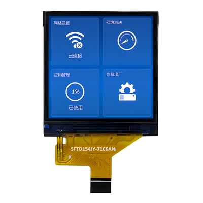واجهة SPI 1.54 بوصة شاشة TFT 240x240 نقطة 10 دبوس اتصال ZIF