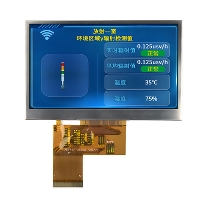 4.3 بوصة IPS TFT LCD 480 * 272 بكسل 262K شاشة ملونة كاملة ST7283 سائق IC