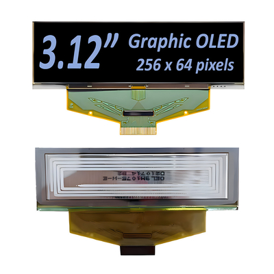 3.12 بوصة 256x64 وحدات العرض الرسومية OLED مع SSD1322 مشغل IC - خيارات الخط الأصفر أو الأبيض أو الأزرق