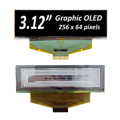 3.12 بوصة 256x64 وحدات العرض الرسومية OLED مع SSD1322 مشغل IC - خيارات الخط الأصفر أو الأبيض أو الأزرق