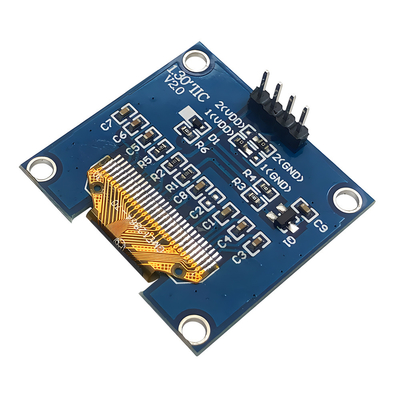 1.3 بوصة 128x64 نقطة مصفوفة OLED 4-Pin IIC واجهة I2C SH1106 سائق IC خيارات الخط الأبيض / الأزرق