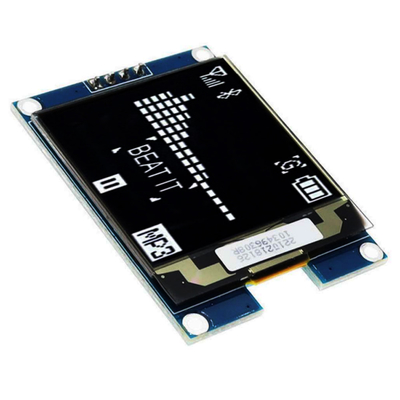 1وحدة وحدات لوحة شاشة OLED بطول 5 بوصات 128x128 بكسل 4 دبوس واجهة I2C مع وحدة تحكم شاشة LED