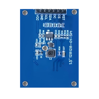 شاشة SPI 1.5 بوصة OLED 128x128 Dot Matrix SSD1327/SH1107G أحرف بيضاء / زرقاء وحدة 7-Pin