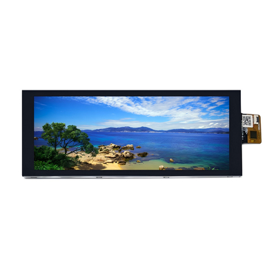 ضوء عالي 800 نيت 6.86 بوصة IPS TFT شاشة LCD 1280 * 480 نقطة واجهة MIPI مع CTP