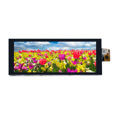 ضوء عالي 800 نيت 6.86 بوصة IPS TFT شاشة LCD 1280 * 480 نقطة واجهة MIPI مع CTP