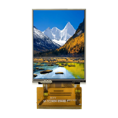 شاشة LCD TFT 2.4 "بوصعة 240x320 QVGA MCU / RGB مع شاشة لمس مقاومة