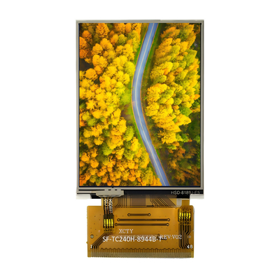 شاشة LCD TFT 2.4 "بوصعة 240x320 QVGA MCU / RGB مع شاشة لمس مقاومة