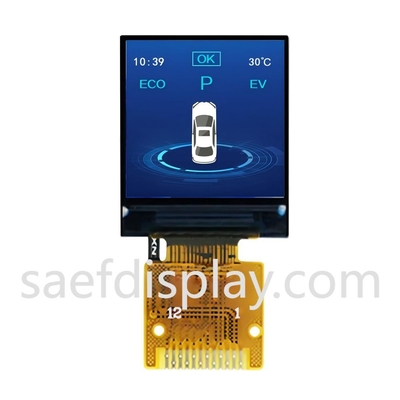 شاشة LCD TFT صغيرة 0.85 بوصة 128 * 128 بكسل واجهة SPI جميع زوايا المشاهدة