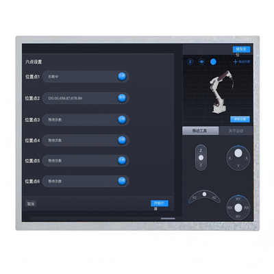 ضوء عالي 1000 نيت 12.1 بوصة IPS TFT شاشة LCD 1024 * 768 نقطة واجهة LVDS