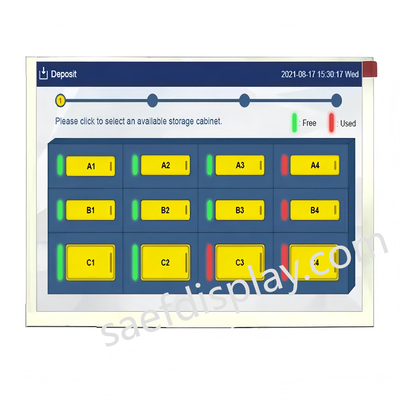 5وحدة عرض TFT IPS من 7 بوصات بدقة 640x480 ، و 5000 نايت من الوضوح ، و واجهة RGB