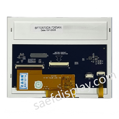 5وحدة عرض TFT IPS من 7 بوصات بدقة 640x480 ، و 5000 نايت من الوضوح ، و واجهة RGB