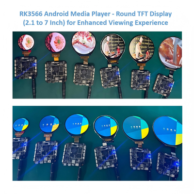 3.4 بوصة دورية TFT شاشة LCD الإعلانية الشاشة الإعلامية مع أندرويد RK3566