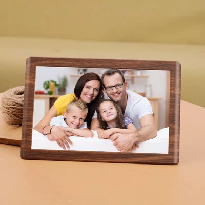 10.1 بوصة Smart WiFi Digital Photo Frame HD IPS LCD 1280x800 دقة 16GB تخزين الموسيقى السحابة البلاستيكية مشاركة عبر تطبيق Frameo