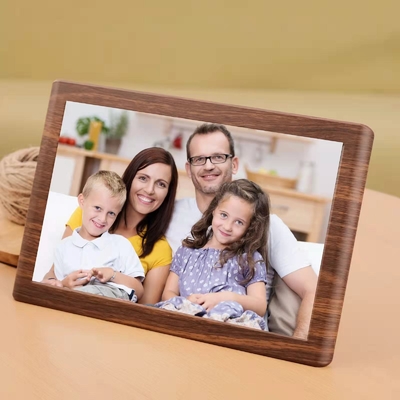 10.1 بوصة Smart WiFi Digital Photo Frame HD IPS LCD 1280x800 دقة 16GB تخزين الموسيقى السحابة البلاستيكية مشاركة عبر تطبيق Frameo